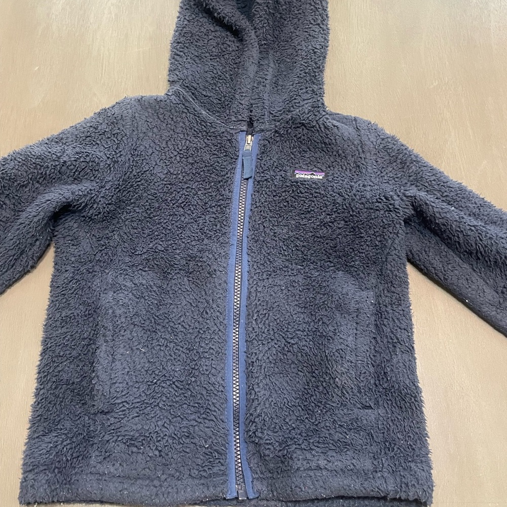 Patagonia Kids Fleece Jacket - navy blue